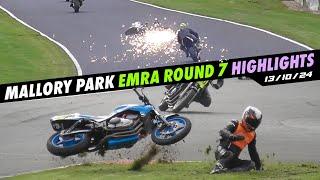 Mallory Park Crashes/Highlights, EMRA Round 7, 13/10/24