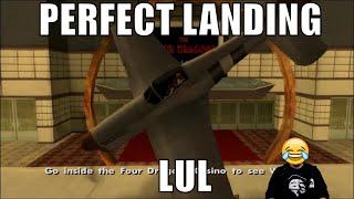 Perfect Landing. Kreyg Loses It - Twitch Highlight [GTA San Andreas]