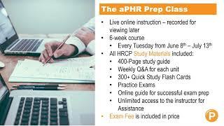 Everything you need to know about the aPHR Certification