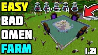 Minecraft Easy Bad Omen Farm (1.21)