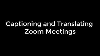 Streamer-Zoom:  Automated Real-Time Captioning Linked Directly into Zoom's Closed Captioning Feature