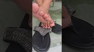 Crush ant under my feet then play a game, sorry for my dirty toenails did I win? #bugcrush #closeup