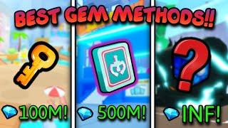 The *BEST GEM METHODS* to Become a BILLIONARE in Pet Simulator 99!!