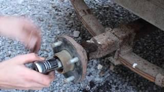 How to Replace Trailer Wheel Bearings (Sealed ball bearings)