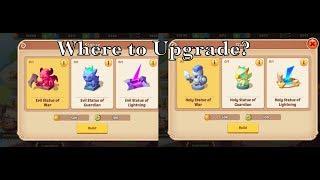 Idle Heroes Celestial Island Upgrades - Where to Maximize Progress?