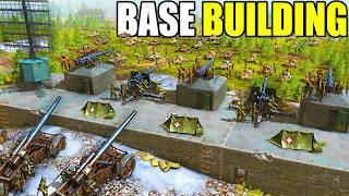 I built a WW2 FORTRESS in the New BASE BUILDING Simulator! - Gates of Hell: Airborne Update