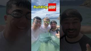 Building LEGO, but UNDERWATER… #shorts