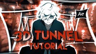 3D Tunnel Tutorial | After Effects | AMV Tutorial