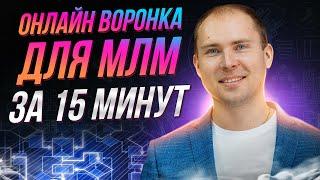 Воронка продаж в МЛМ за 15 минут. Рекрутинг онлайн. Сетевой маркетинг без спама