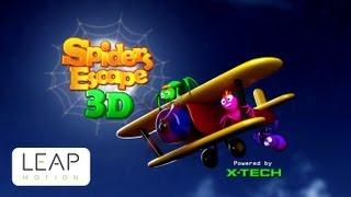 LEAP MOTION - Spiders Escape 3D by X-TECH Games