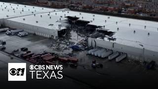 Severe storms' trail of damage in North Texas captured in videos