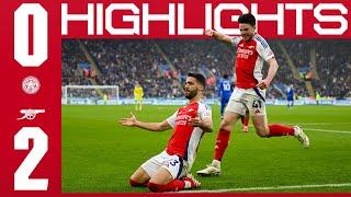 WINNING ON THE ROAD! | HIGHLIGHTS | Leicester City vs Arsenal (0-2) | Merino x2 | Premier League