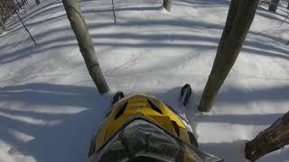 Skidoo Tundra 600 ACE deep snow climb