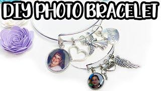 DIY Resin Photo Charm Bracelet