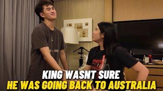 King Wasn't Sure He Was Going Back To Australia