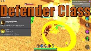 Defender Class Showcase | Free Class ( Beginner ) | All Skills and Abilities | World Zero