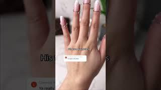 Ayesha’s nail rings are comfortable to wear throughout the day! #muslim #nailart #reels