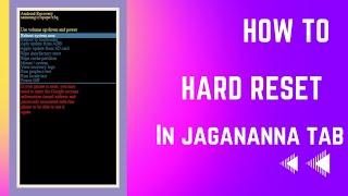 HOW to hard reset in jagananna tab #viralvideo #subcribe #jaganannatab#suryatechstuff