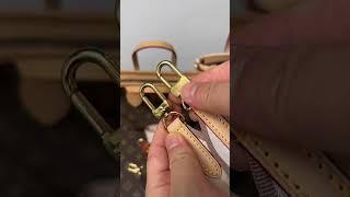 #Shebag Fake VS Authentic Louis Vuitton nano Neverfull bag strap 2024