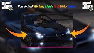 How To Add Working Lights To A GTA5 Vehicle By G5 INDiA yt 2023