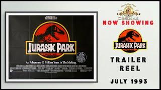 JURASSIC PARK (July 1993 MGM Cinema Trailer Reel) -- Home Cinema