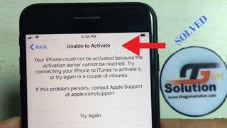 iPhone 6,6plus,7,7plus unable to active solution!Activation problem solved.