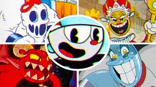 Cuphead DLC - All Bosses with Cuphead (The Delicious Last Course)