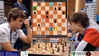  Carlsen's magic vs Dubov's Briliance | Magnus Carlsen vs Daniil Dubov - World Rapid Teams 2024