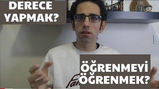 (İyi Bir Derece Yapmak İçin) Öğrenmeyi Öğrenmek