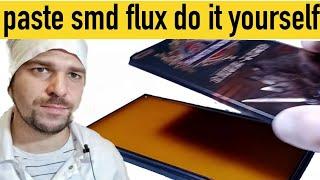 флюс-паста для пайки smd своими руками/how to make flux paste for smd