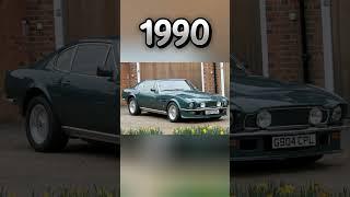 Evolution of Aston Martin (1970/2024)#astonmartin #v8engine #evolution #ytshort #shortsviral #shorts