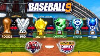 Playing EVERY League In Baseball 9! (Full Movie)