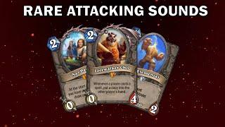 Hearthstone - 25 Rare Attacking Sounds you Probably Never Heard (0 attack minions)