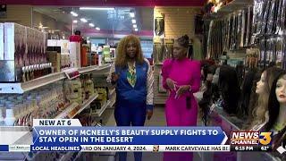 A shortage of beauty supplies in the Coachella Valley that cater to textured hair might get a ...