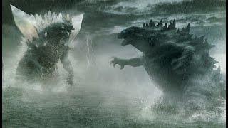 SpaceGodzilla vs Godzilla Ambience w/Ocean Thunderstorms and Roars [4 Hours]