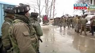 Search Operation Continues After Information About Presence Of Terrorist At Budgam J&K
