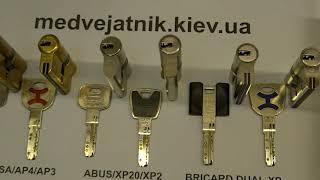 как вскрыть отмычкой замок чиза абус брикард Cisa AP4 AP3 Abus XP20 XP2 Bricacard Dual XP Lock Pick