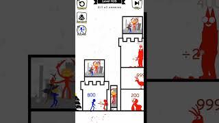 Stick hero: Tower defense kill  all enemies level 435 #viralshorts #fantastic #technogamerz