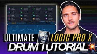 The ABSOLUTE BEST way to do drums in Logic Pro X (10.5 UPDATE) | Drum Machine Designer Tutorial