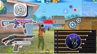 Free Fire Headshot setting 2024  Best Sensitivity Settings ️| Sensitivity + Hud Settings Free Fire