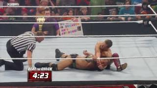 Raw: Daniel Bryan vs. Batista - Beat the Clock Challenge