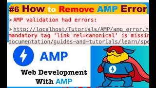 #6 How to Fix Common AMP Errors in Hindi|AMP Error Kese Resolve Kare| AMP Tutorials|#AMP|#AskToFolks