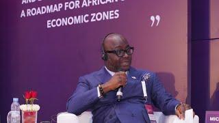 Ghana Free Zones Authority CEO, Amb. Michael Oquaye Jr. at the African SEZs Annual Meeting 2023