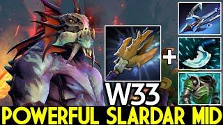 W33 [Slardar] Powerful Slardar Mid Monster Right Click Dota 2