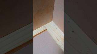 Matched Different Wood Sizes with Just One Angle Cut! #wood  #howto #shorts