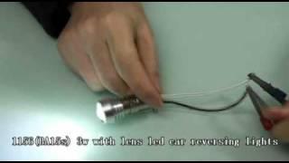 1156(BA15s) 3w with lens led car reverse lights