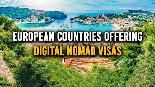 10 European Countries Offering DIGITAL NOMAD Visas