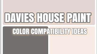 WALL PAINT COLOR COMBINATION - DAVIES COLOR CHART | part 1