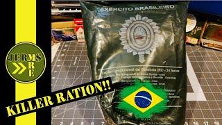 KILLER 2018 Brazilian 24 hr. Combat Ration (MRE) Menu 1 MRE Review