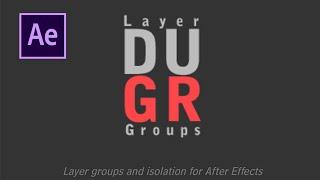 AE | How to manage / group layers with Rainbox Dugr in After Effects